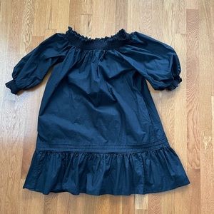 Maeve by Anthropologie off shoulder black dress, xsmall